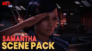 Samantha Traynor Scene Pack || Mass Effect 3 (1080p, 60FPS)