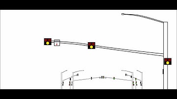 HAWK Traffic Signal Animation