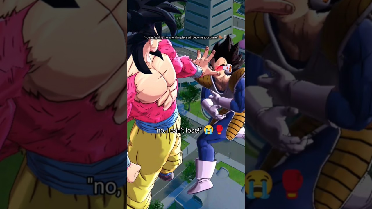 "Zenkai Super Saiyan 4 Goku VS Cooked Vegeta ⚰️💥 