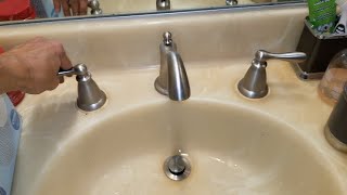 How To Remove Change Stuck & Hard To Turn Bathroom Faucet Handles