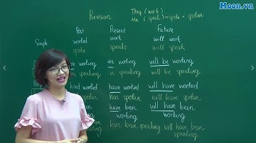 [Moon.vn] - Cô Vũ Mai Phương - Ôn tập về thì - Khóa Tiếng Anh cho người mới bắt đầu