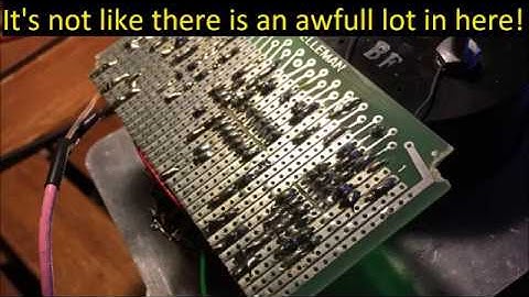 My old DIY Analogue Frequency Meter