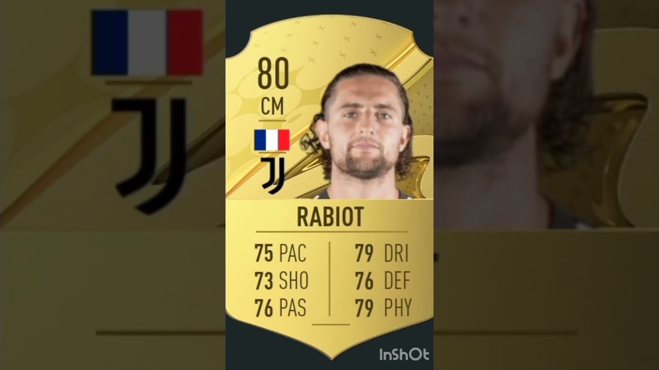 Adrien Rabiot fifa evolution 20-24