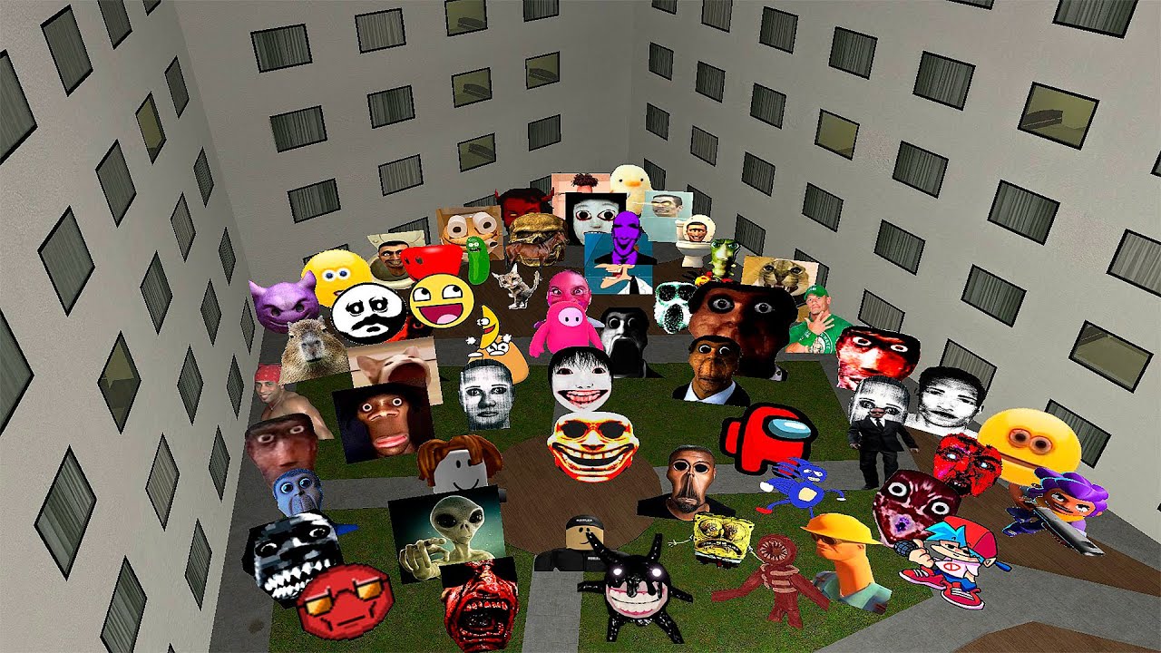 Too Much Nextbots in Liminal Hotel !!! 
