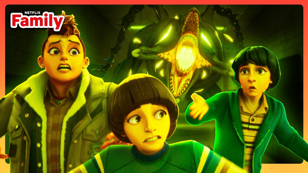 Monster Chase at Hawkins Middle! 🏃 Stranger Things: Tales From ’85 | Netflix Family