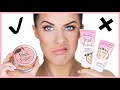 TOO FACED PEACH FOUNDATION, PRIMER & POWDER!! | FIRST IMPRESSIONS & REVIEW!!