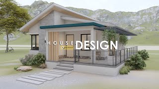 SMALL HOUSE DESIGN | 8.00m x 12.50m (100 sqm) | 3 BEDROOM