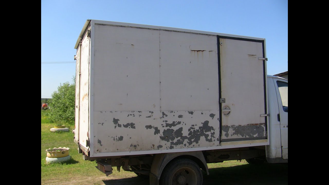 Бюджетный ремонт будки Газели - YouTube