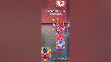 Defend with least elixir #clashroyale #fyp