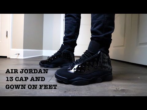 cap and gown 13 on feet