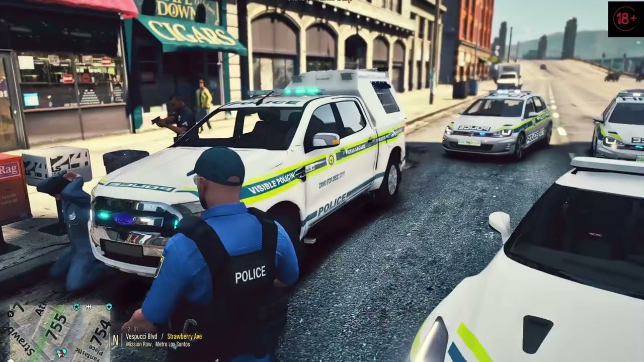 LSPDFR GTA V LIVE Recap 🇿🇦 | Mzansi Cop on Duty! Sirens, Chaos & High-Speed Chases 🚔💨