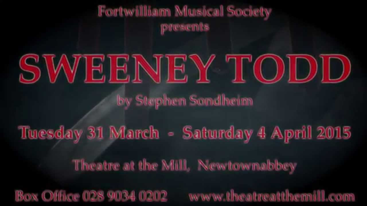 Sweeney Todd performed by Fortwilliam Musical Society at the Theatre at