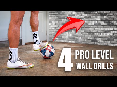 Professional Level Wall Passing and First Touch Drills | VERY DIFFICULT