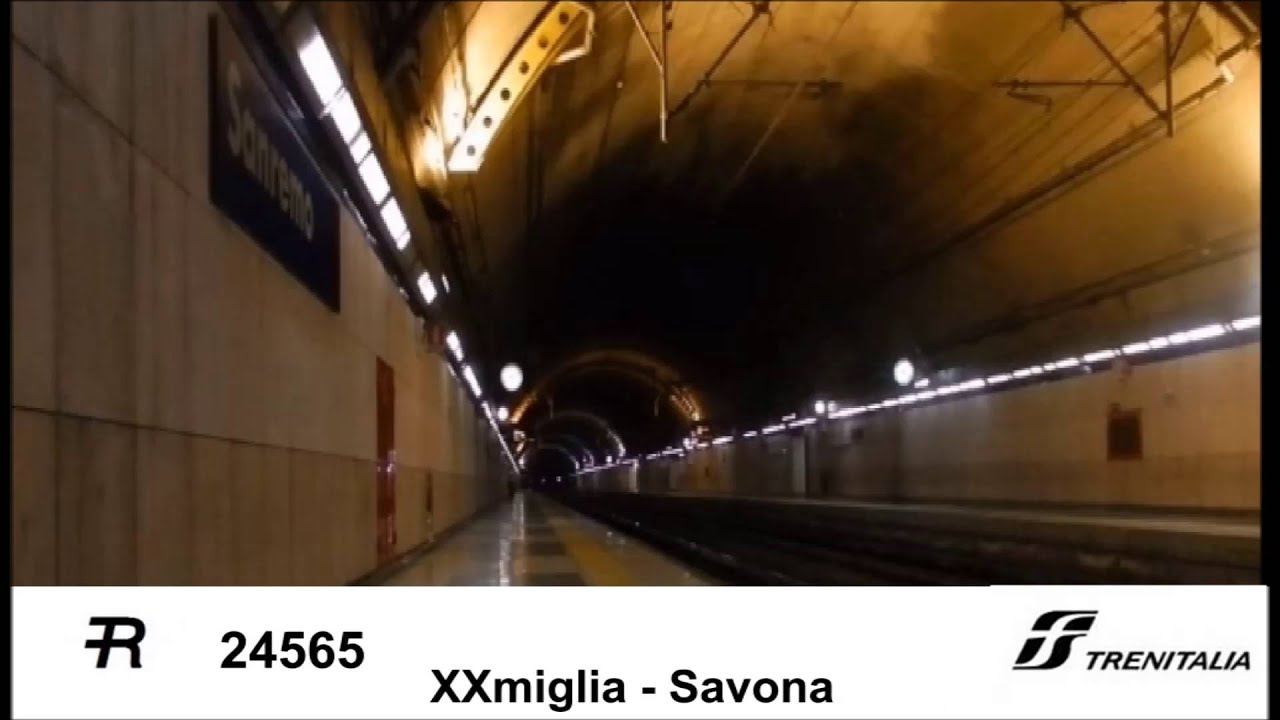 Annunci Trenitalia dalla Stazione di San Remo