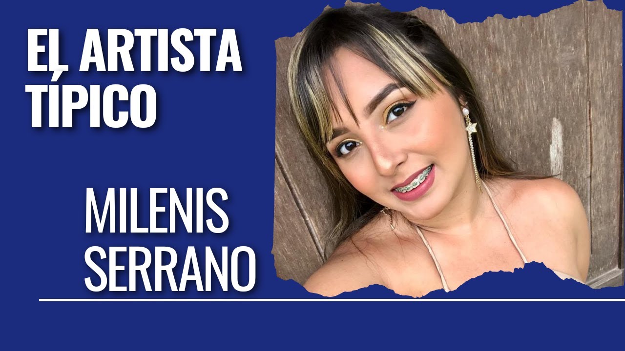 En el Artista Típico , Milenis Serrano , voz y saloma de agrupaciones típicas