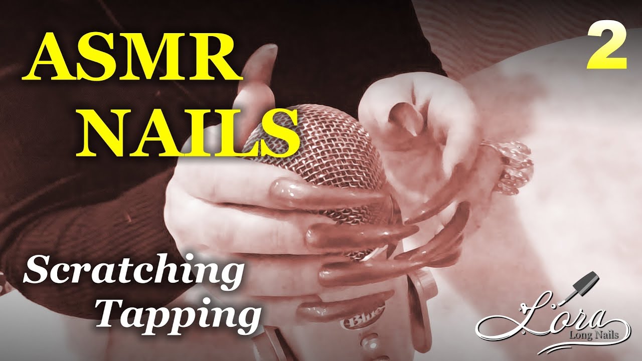 Длинные когти и микрофон (АСМР/ASMR)