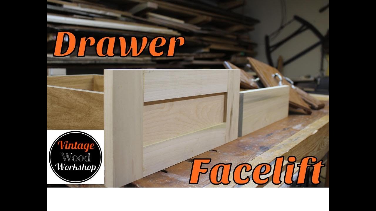 Building New Drawer Fronts Diy Retrofit How To Kitchen Remodel