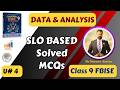 Class 9 Computer Unit 4 Data & Analysis | SLO Based MCQs Solved | FBISE | Sir Haroon | Next Level