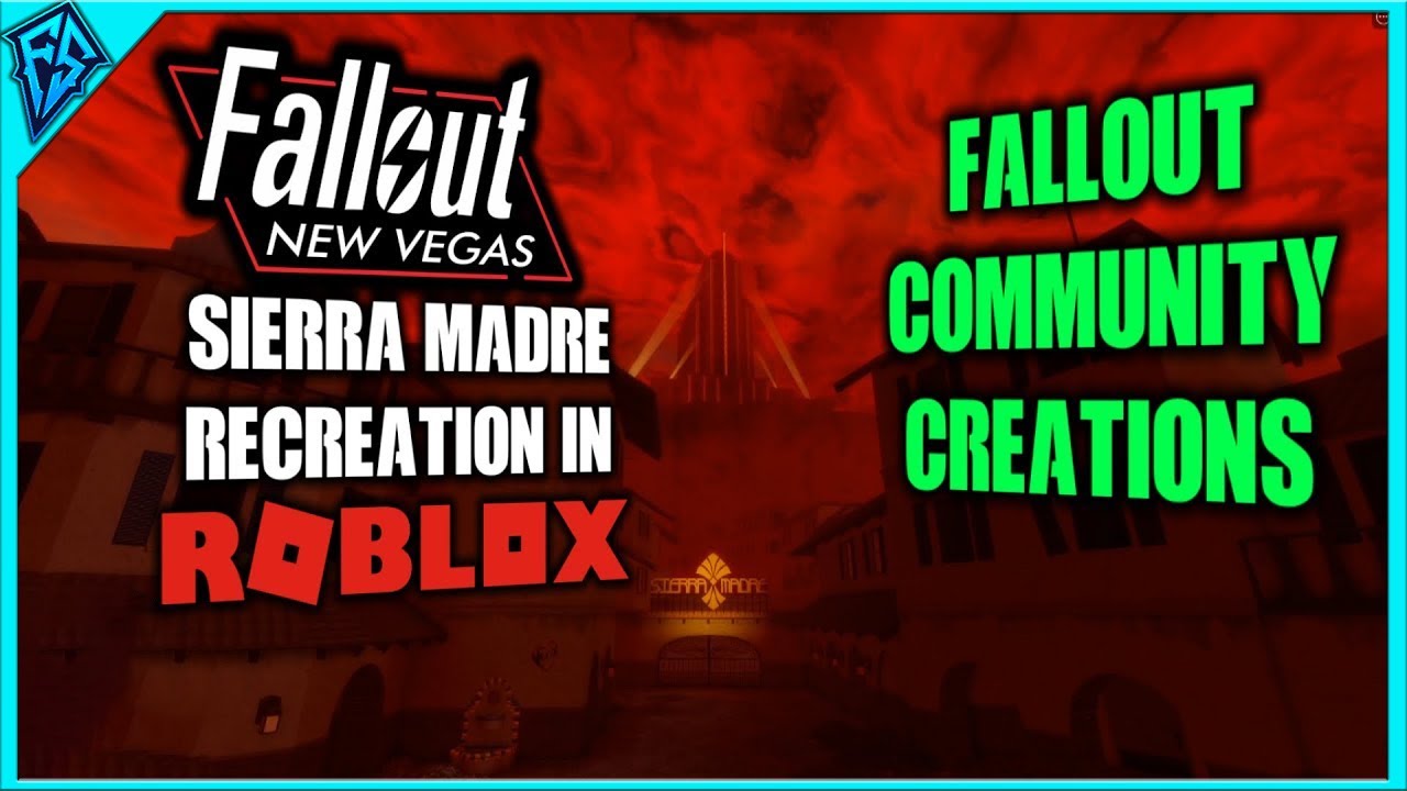 Fallout New Vegas S Sierra Madre Recreation In Roblox Wip Community Creations Youtube - fallout roblox