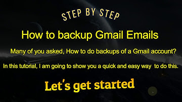 How to backup Gmail Emails and Messages with google Takeout