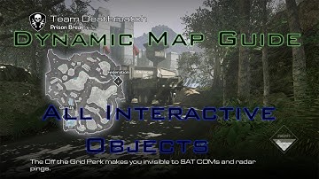 Call Of Duty Ghosts Multiplayer Dynamic Map Guide Prison Break Interatcive Objects