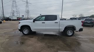 2024 Chevrolet Silverado_1500 Work Truck 2WD Crew Cab 147 TX Sugarland, Houston, Katy, Pecan Gr...