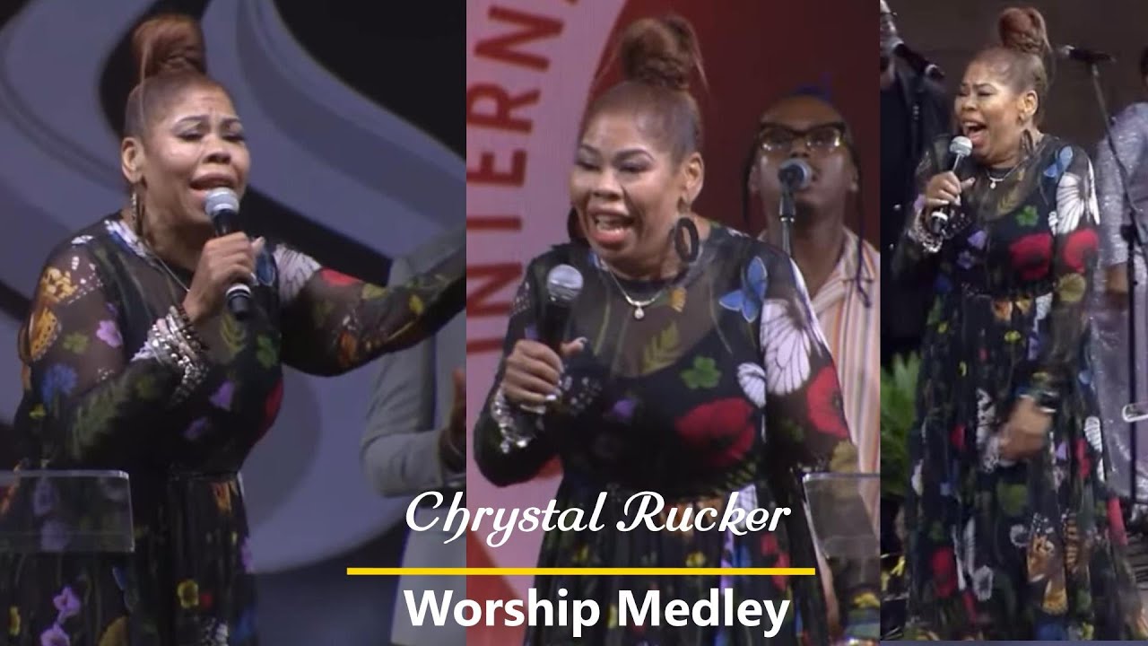 Chrystal Rucker sings Grateful worship medley at AIM 2025