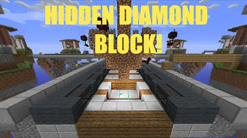 FOUR HIDDEN DIAMOND BLOCKS! - Lucky islands on CubeCraft