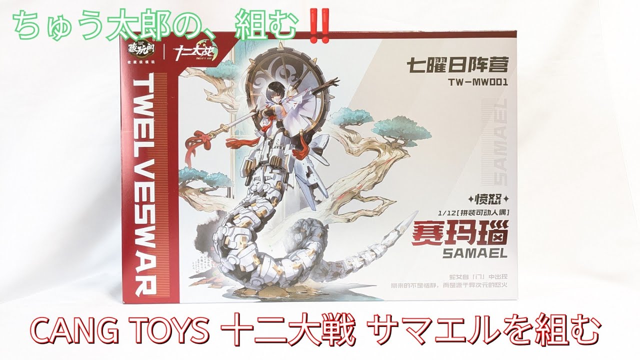 ちゅう太郎の、組む‼️〜CANG TOYS 十二大戦 サマエルを組む〜 - YouTube