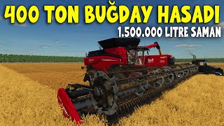MEGA FARM’DA DEV HASAT! 🚜 400 Ton Buğday + 1.5 Milyon Saman | FS25 Mega Farm Bölüm 1 screenshot 2