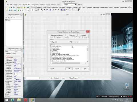 Delphi 7 Урок #1 Интерфейс Среды Разработки