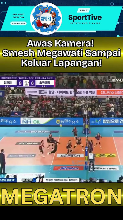 Watch Out! Megawati Smashes Off the Field! #megawatihangestri #megatron