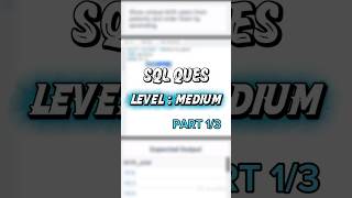Solve 5 Medium SQL Queries in Under 60 Seconds | SQL Interview Practice #shorts
