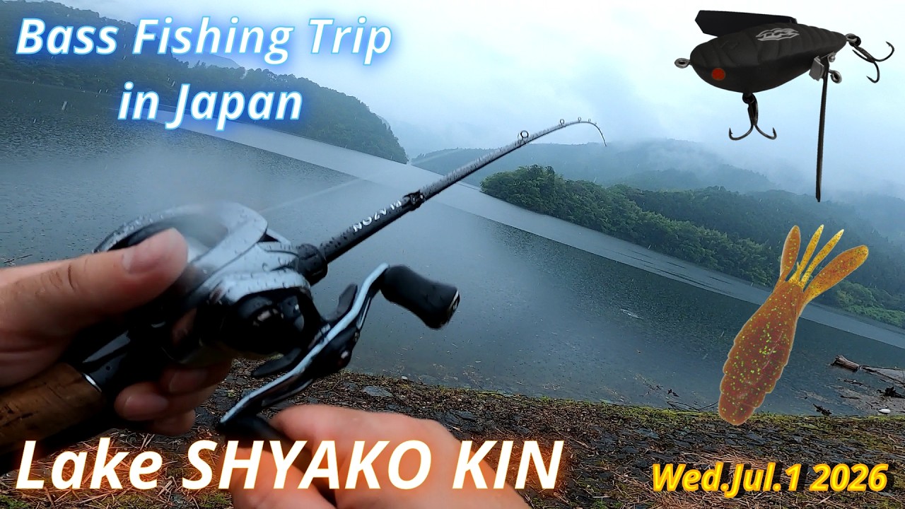 Lake SHAKO KIN Jul.1 2026 / Bass Fishing Trip in Japan