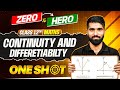 JKBOSE Class 12th Maths | Continuity and Differetiabilty | ONE-SHOT | Zero to Hero | JKBOSE Wallah
