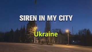 Siren in my city \ Ukraine by Sunrise Recordings 468 views 2 years ago 1 minute, 7 seconds