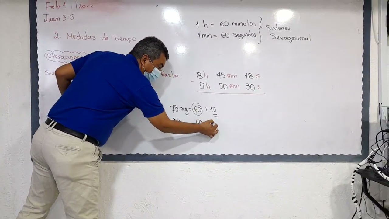Medidas de tiempo (Sumas y restas)