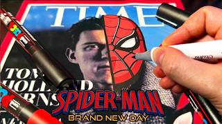 I Turned Tom Holland Into Spider-Man on a Magazine Cover! 🕷️