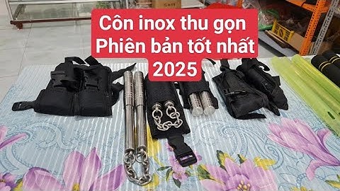 Côn inox thu gọn mới nhất 2025_Toankungfu