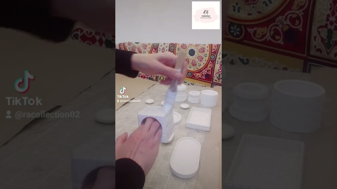 طريقة التلوين الخارجي لقطع الكونكريت 😍