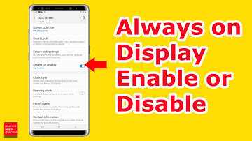 Samsung A12 / A23: What is Always on Display and How to use different styles of Always on Display