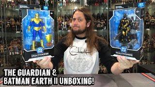 The Guardian & Batman Earth 2 DC McFarlane Unboxing & Review!