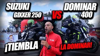  Dominar400 Gixxer 250 Fullgass Drag Race Cuarto De Milla