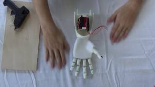 Assembly of 3D Printed Prosthetic Hand | From Thingiverse