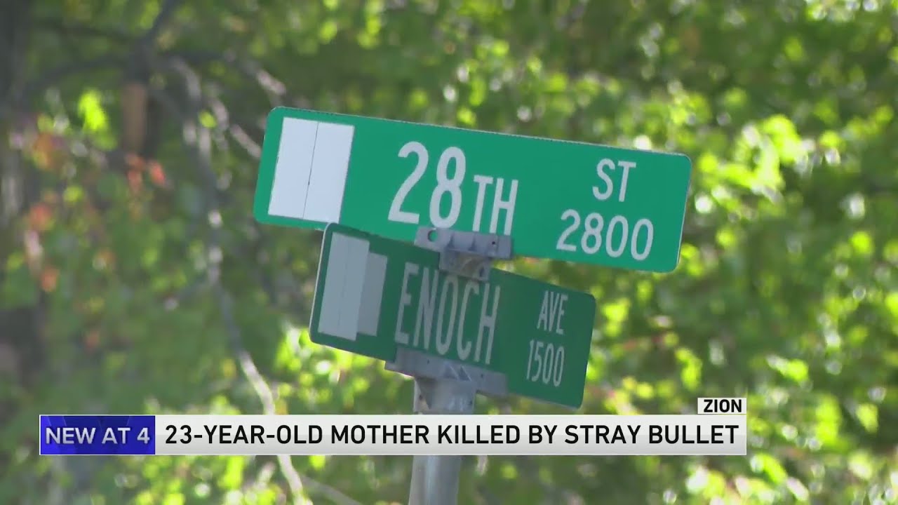 23-year-old woman killed by stray bullet inside house in Zion - YouTube