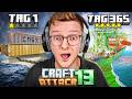 DAS HABEN 100 YOUTUBER IN EINEM JAHR GEBAUT! 🤯 XXL CRAFTATTACK 13 TOUR!