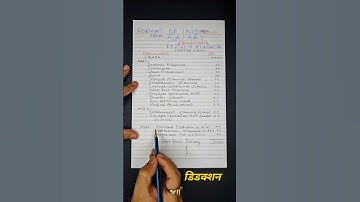 Income under the head "Salary| Income Tax Computation|proforma showing valuation of “salary” #shorts