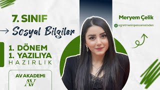 Av Yayınları 7.Sınıf Sosyal Bilgiler 1. Dönem 1. Yazılıya Hazırlık