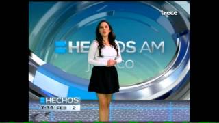 Vania Manzano Pronostico del Tiempo 2 de Febrero de 2016