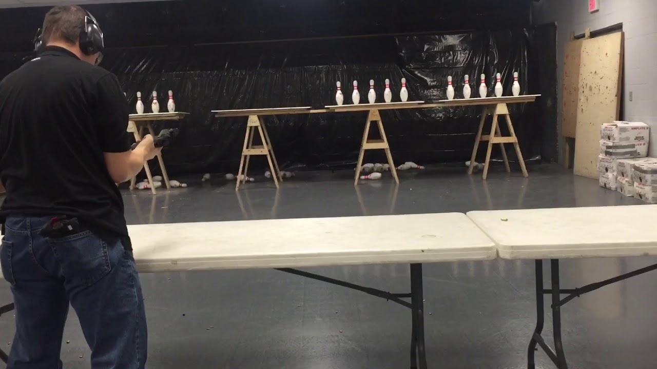 Desert Eagle L5 Bowling Pin Shoot YouTube